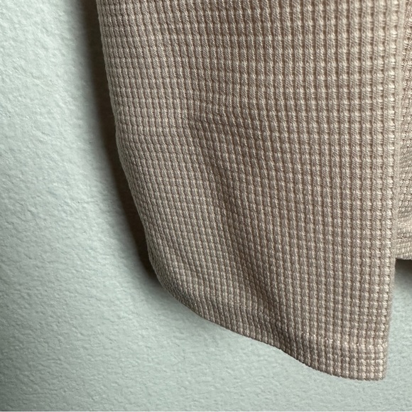 Morhuduck V Neck Hoodie Long Sleeve Sweatshirt Drawstring Apricot Women XL NWT - Picture 9 of 11